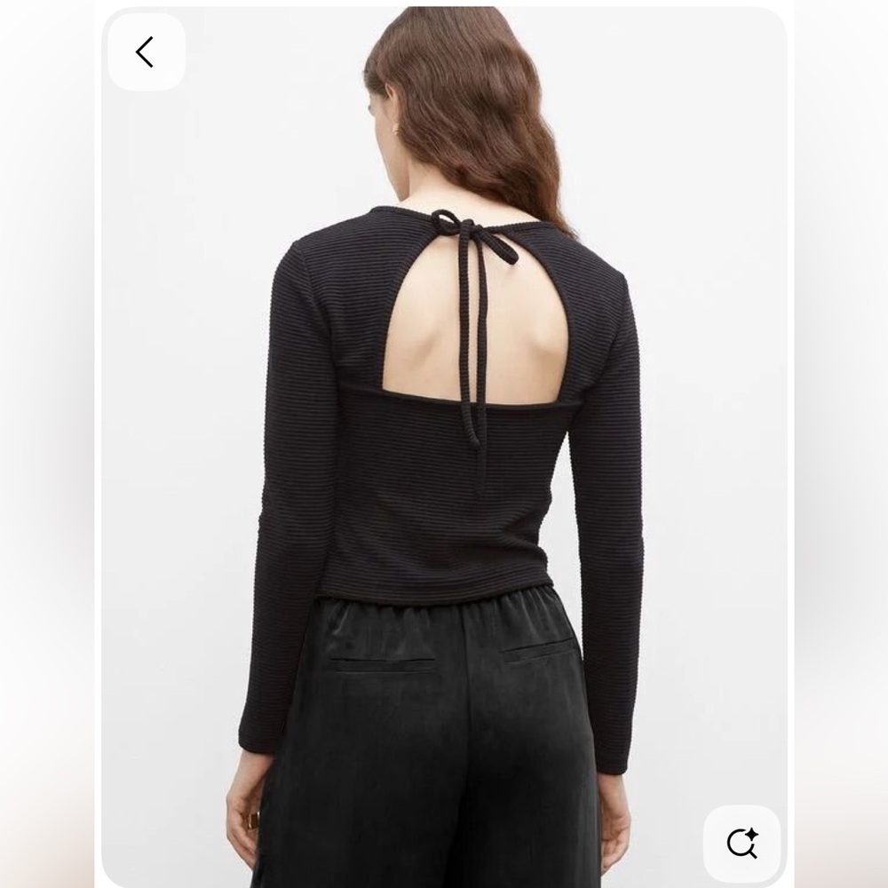 Club Monaco open Back Top Size S